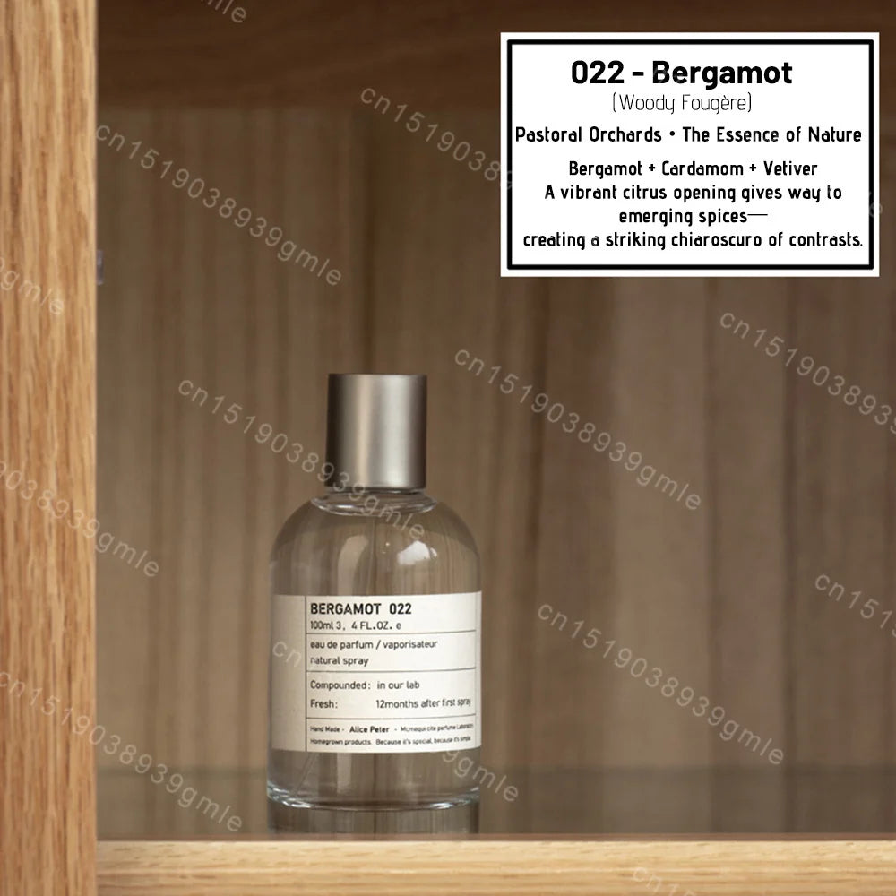100ML Unisex Sandalwood Perfume | Fresh Fruity Eau De Toilette with Bergamot | Long-Lasting Body Spray for Men & Women
