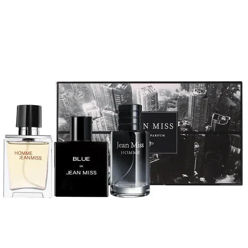 High-Quality 90ML Men’s Perfume Set – 3PCS Gift Box | Lasting Colognes for Men, Masculine & Fascinating Scents