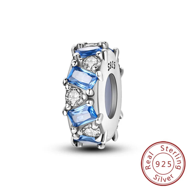 925 Sterling Silver Star, Moon & Watch Cube Charms | Original Beads Fit Bracelet & Pendant DIY Fine Jewelry Gift for Women