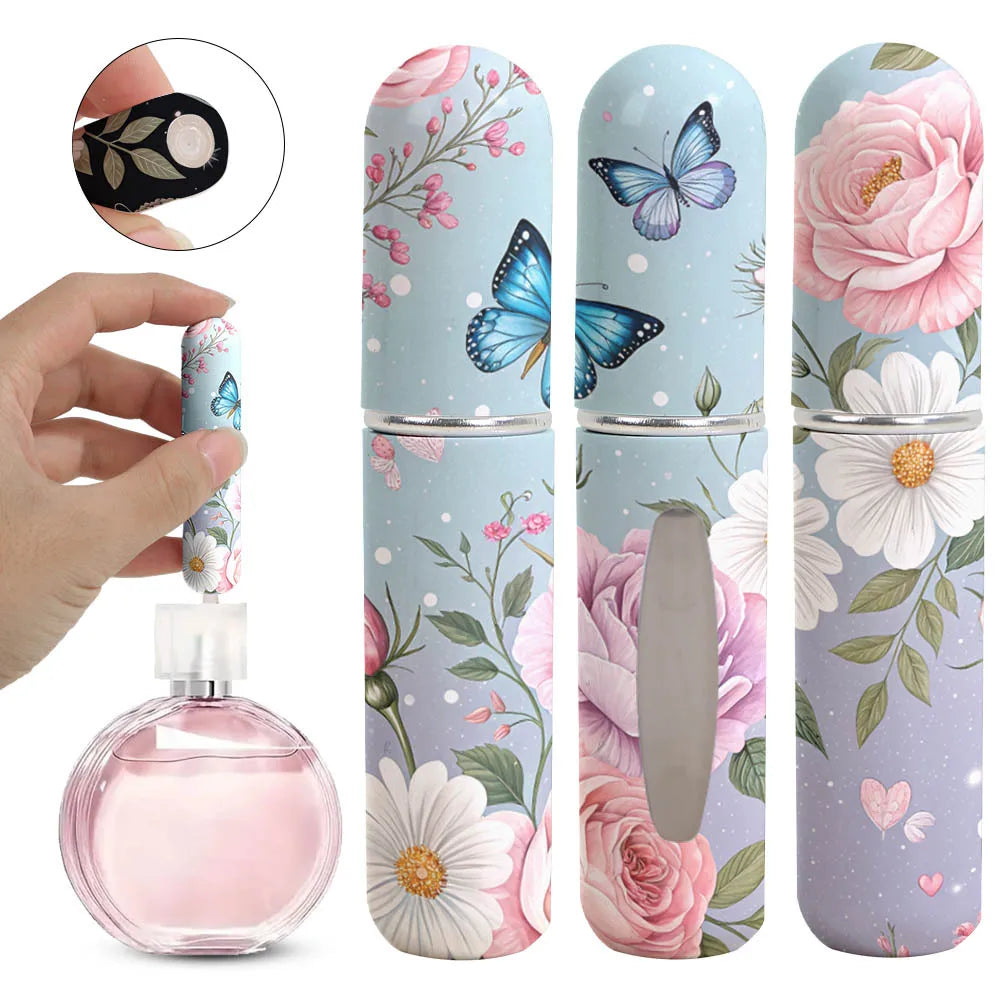 5ML New Mini Perfume Atomizer – Travel Portable Spray Bottle | Cosmetic Pump Dispenser & Fragrance Storage