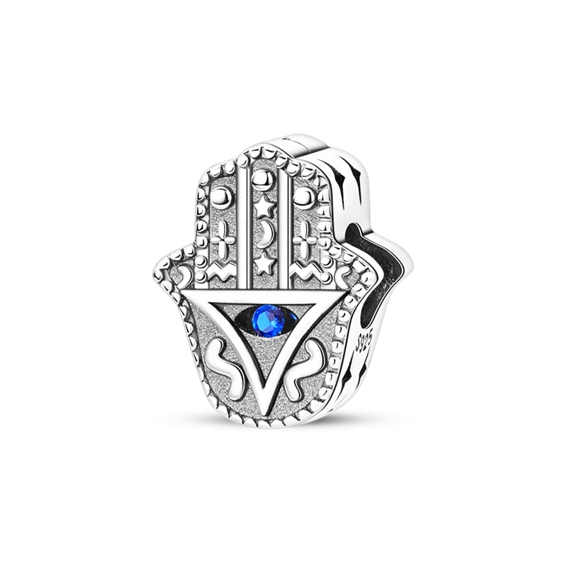 925 Sterling Silver Colorful CZ Zircon Dangle Charm | 2025 New Fashion Bead | Fits Pandora Bracelet | DIY Jewelry Gift