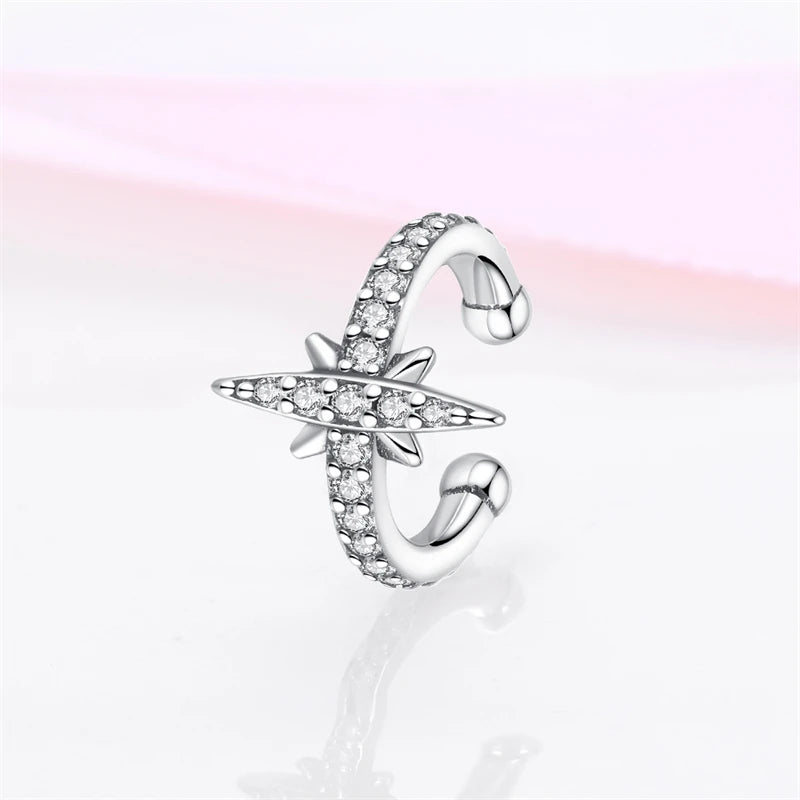 925 Sterling Silver Glowing Starfish & Shell Earrings | Fashion Jewelry for Women
