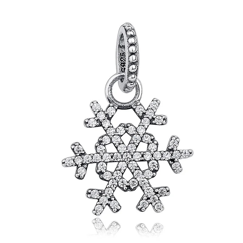 New 925 Sterling Silver Christmas Tree Snowflake Deer Sweater Charm | Fit Original Bracelet DIY Women Jewelry Gift