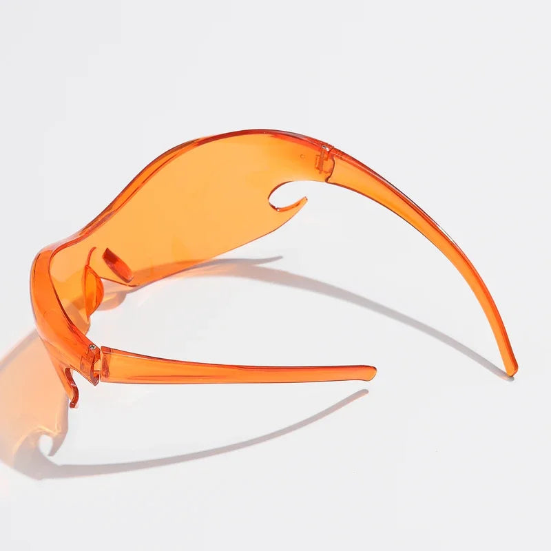Men Brand Sports Punk Y2K Sunglasses – Women Unique One-Piece Goggle Sun Glasses | Cycling Hip Hop Shades UV400
