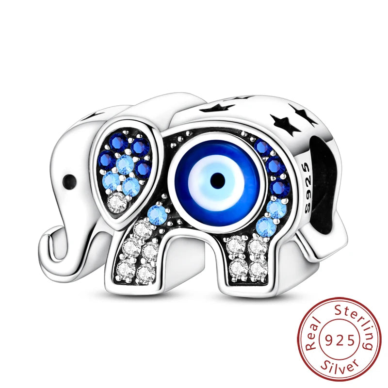 Original 925 Sterling Silver Charms – Mushroom, Unicorn, Wings & Pearl Beads for Women