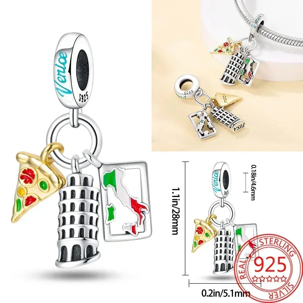 2025 Hot Sale 925 Sterling Silver CZ Pave Mother’s Embrace Dangle Charm | Fit Original Pandora Bracelet DIY Jewelry