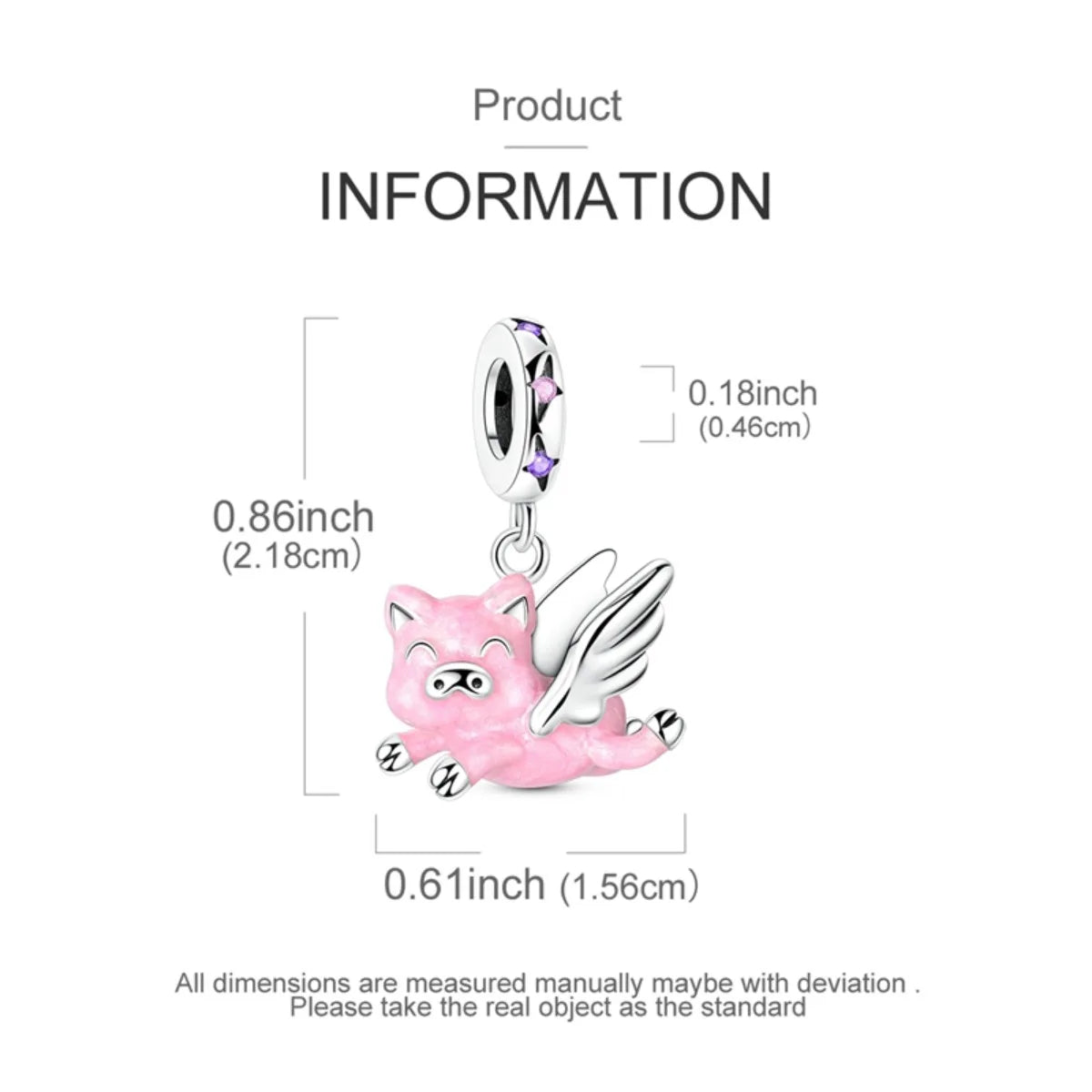 925 Sterling Silver Animal Charms | Bear, Rabbit, Dog, Panda, Elephant & Pig Beads Fit Original Bracelet DIY Jewelry Gift