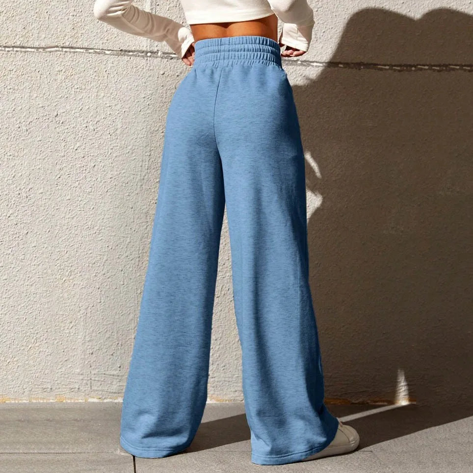 Women’s Autumn 2023 Sports Pants | Straight Tube Loose Fit Wide Leg Dance & Outdoor Casual Trousers