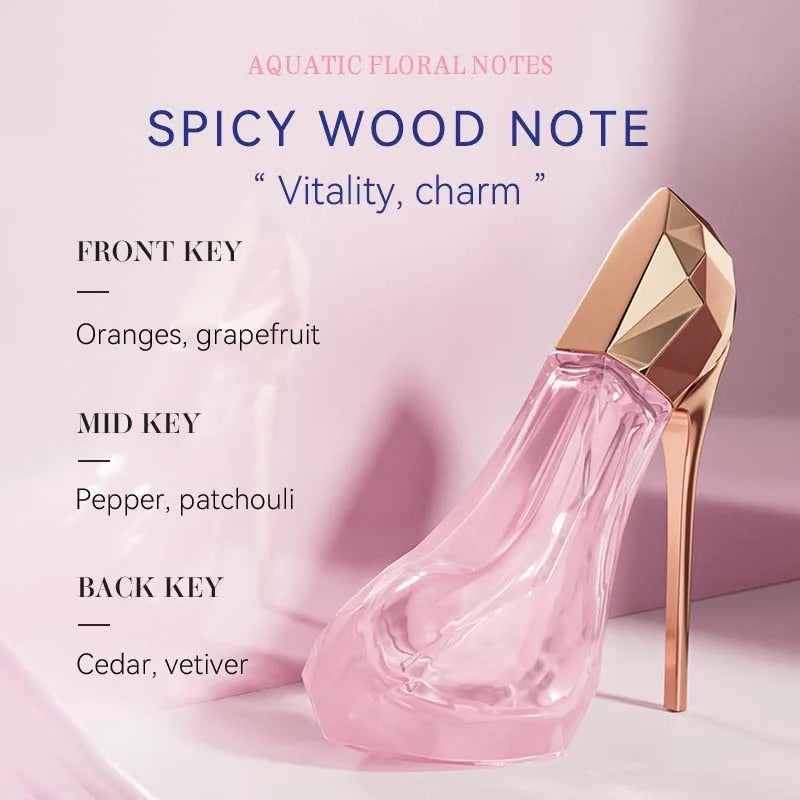 30ML Long-Lasting High Heels Women’s Perfume – Floral Fruity Elegant Eau De Parfum | Alluring Pheromone Scent Spray