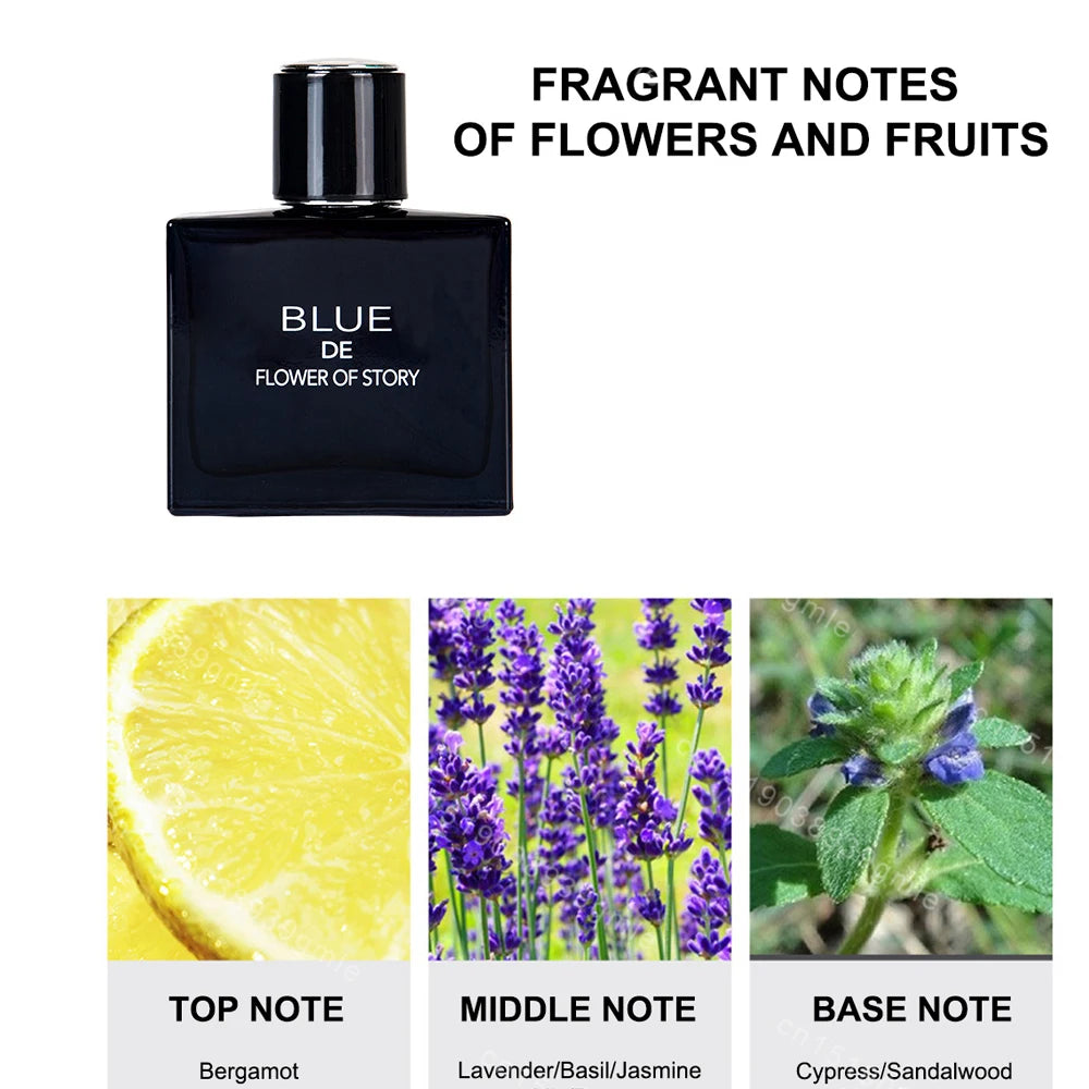 Men’s Long-Lasting Ocean Fragrance – Gulong Water Charm Sports Perfume | Fresh Floral Scent with Flirting Pheromone Spray