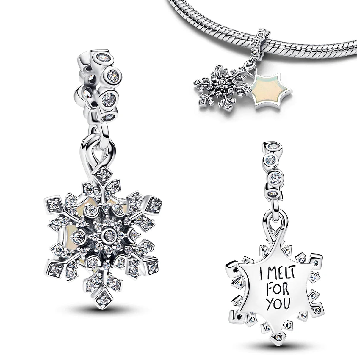 925 Sterling Silver Golden Charms – Horse, Lion, Castle Beads for Bracelet & Necklace DIY Jewelry