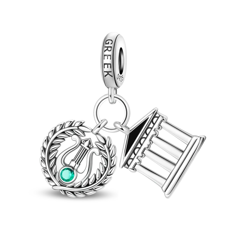 925 Sterling Silver Travel Charms | London Big Ben Eiffel Tower Bead