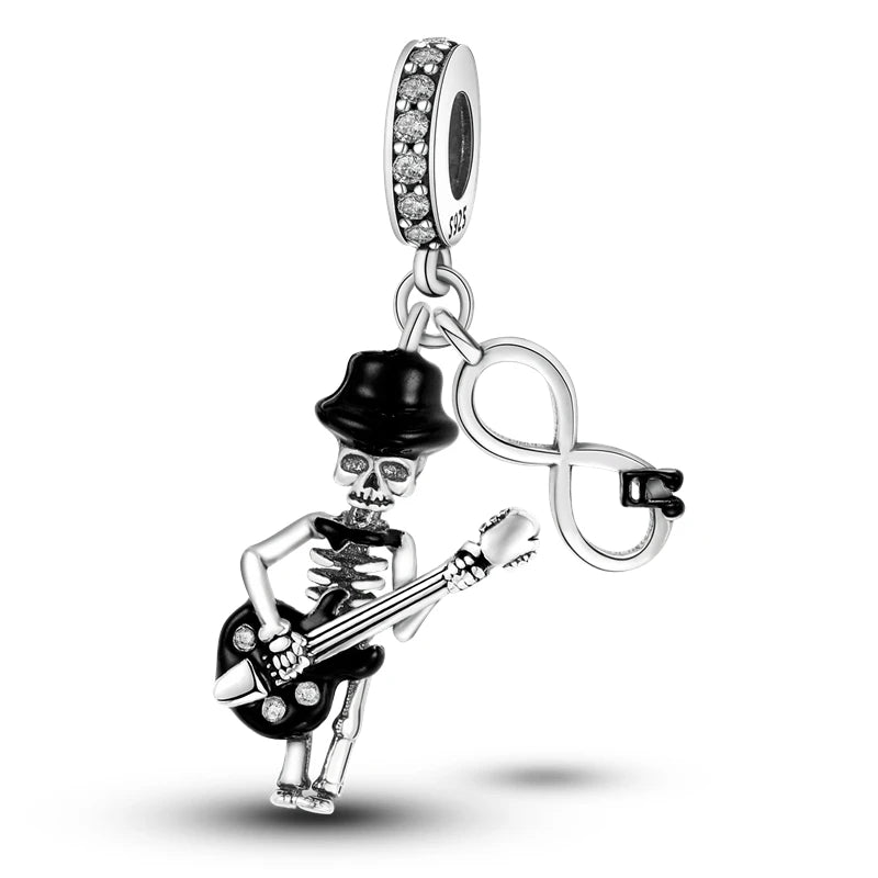 2025 Original 925 Sterling Silver Christmas & Halloween Charms | Santa Claus Snowman Beads Fit Bracelet Pendant Jewelry Gift