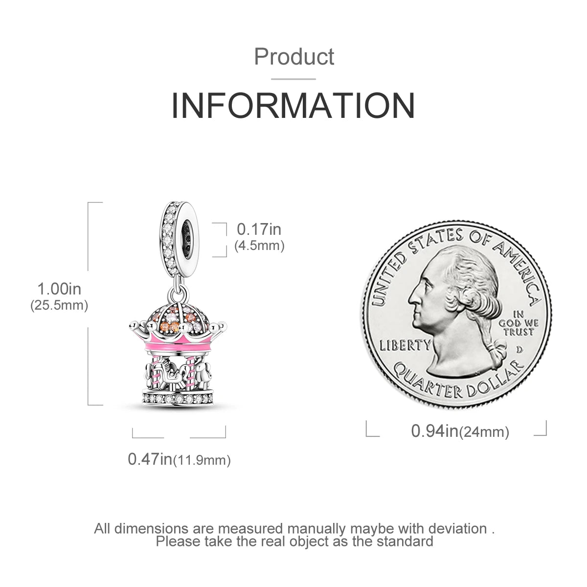 925 Sterling Silver Pink Ballet Girl Charms | Bow Pendant Beads Fit Original Bracelet & Necklace DIY Jewelry for Women