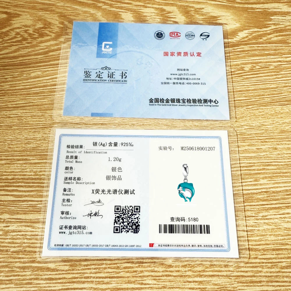 2025 Ocean Blue Series 925 Sterling Silver Sailing Boat Dolphin Seahorse Charms | Ocean-Themed Bracelet Beads for Women Jewelry