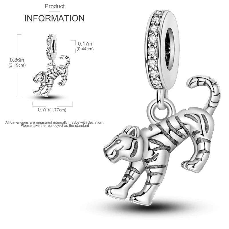 2025 Hot Elk, Dinosaur & Firefly Luminous Dangle Charm Beads | 925 Sterling Silver DIY Bracelet