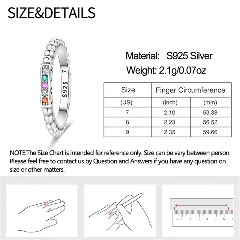 925 Sterling Silver Rings Collection | Bow, Heart, Sun, Moon & Star Zircon Rings for Women Jewelry Gift