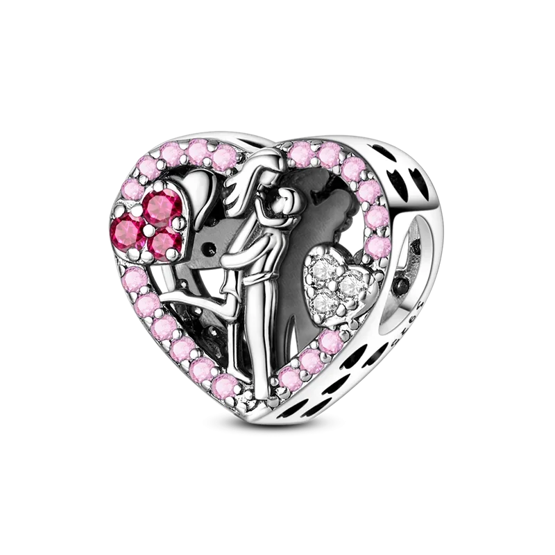 925 Sterling Silver Golden Autumn Charms | Maple Leaf & Pumpkin Beads Fit Original Bracelet DIY Jewelry Gift