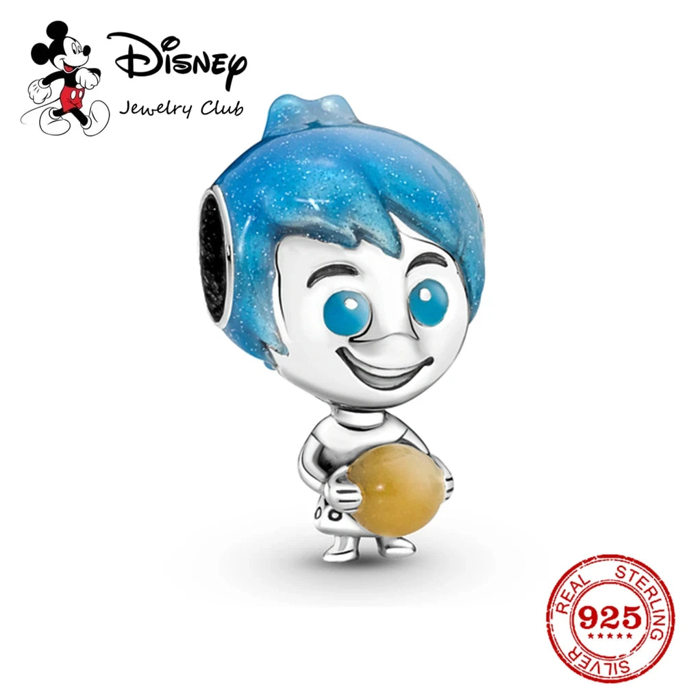 HEROCROSS Disney 925 Sterling Silver Charms | Mickey Mouse, Winnie the Pooh & Stitch Beads Fit Pandora Bracelet