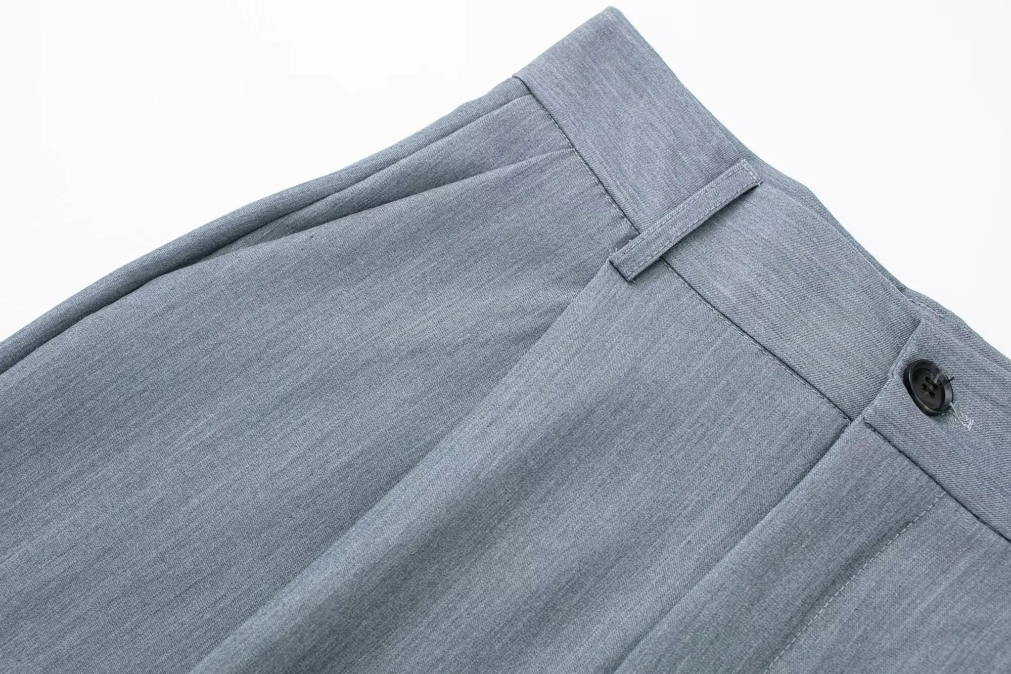 HXAO Women 2024 Wide Leg Pants | High Waist Baggy Office Trousers | Elegant Black Autumn Wide Pants