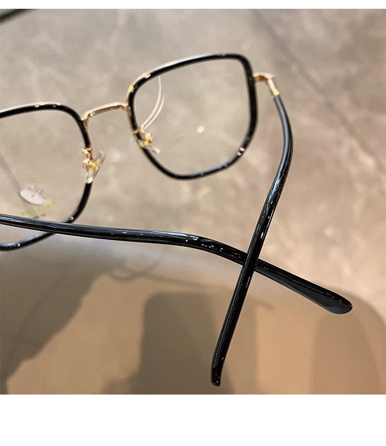 Transparent Computer Glasses – Unisex Polygon Frame Anti Blue Light Eyewear | Optical Spectacle Eyeglass
