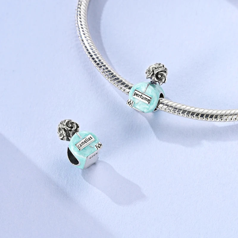 Boutique 925 Sterling Silver Colorful Perfume Beads Charm – Fits 3MM Original Bracelet