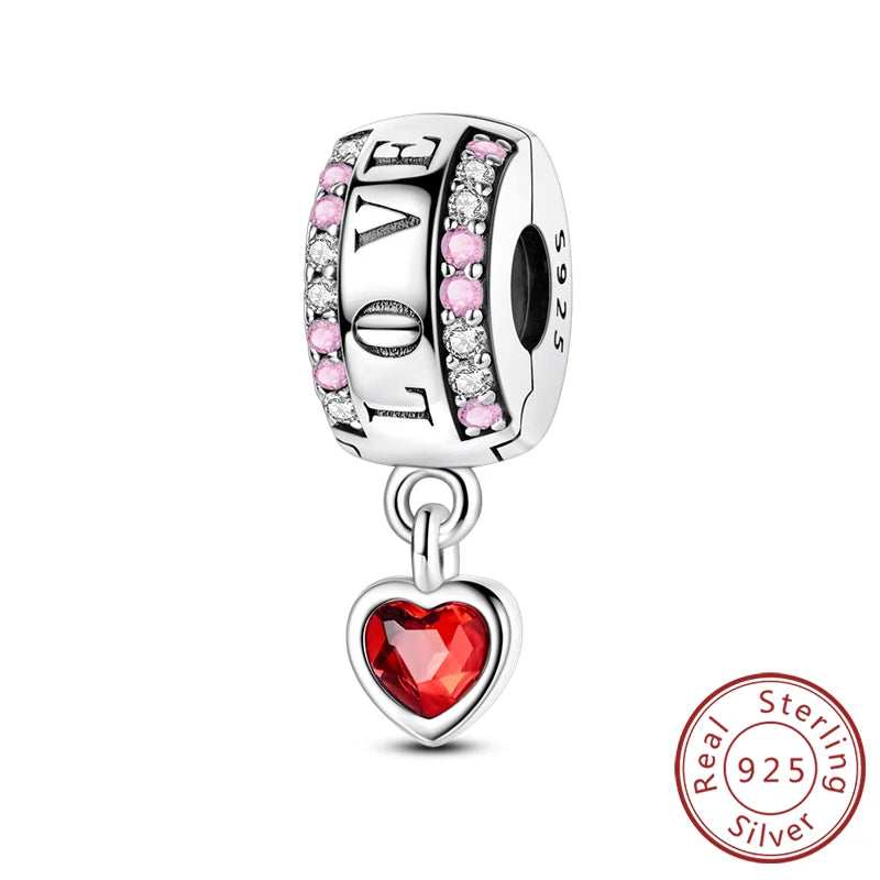 925 Sterling Silver Star, Moon & Watch Cube Charms | Original Beads Fit Bracelet & Pendant DIY Fine Jewelry Gift for Women