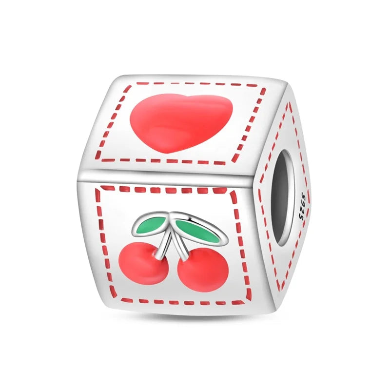 Original 925 Sterling Silver Charms | Bag, Earphone, Magic Cube, Watch & Games Console Beads for Bracelets & Necklaces