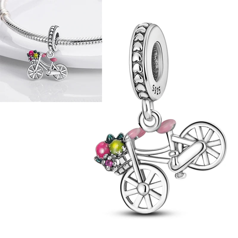 2025 Hot Elk, Dinosaur & Firefly Luminous Dangle Charm Beads | 925 Sterling Silver DIY Bracelet