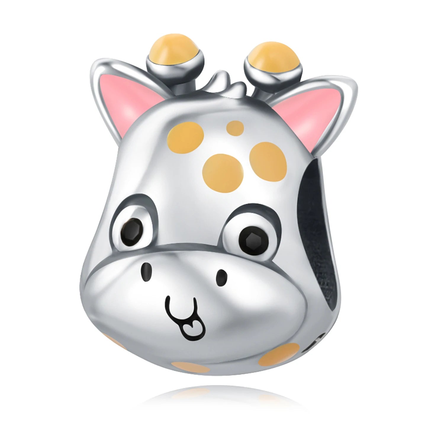 925 Sterling Silver Cute Panda & Penguin Charm Bead | Fun Animal Pendant for Women DIY Bracelet Jewelry Gift