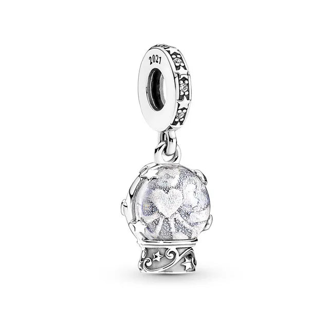 925 Sterling Silver Santa Claus Christmas Tree Elk Socks Charm | Fits Original Pandora Bracelet | DIY Lady Girl Jewelry