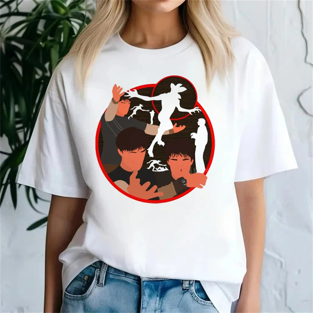 Hawkins Demogorgon T-Shirt 👾 Women Hip Hop Harajuku Streetwear Top ✨