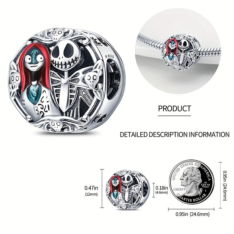 2025 New 925 Sterling Silver Disney & Harry Potter Charm Beads – Fit Original Pandora Bracelet, Women’s Fashion Gift