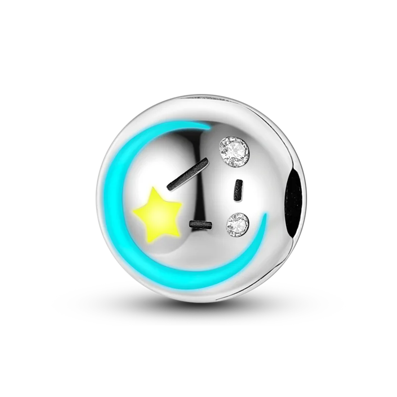 925 Sterling Silver CZ Pave Daisy Clip Charm & Safety Chain – Fits Original Pandora Bracelet, Women’s Silver Stopper Beads Jewelry