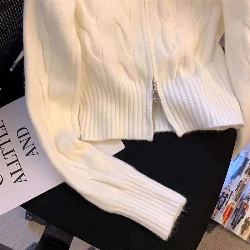 2025 Women Knitted Cardigan Sweater | Autumn Winter Loose Jacket | Warm Long Sleeve Coat Outerwear