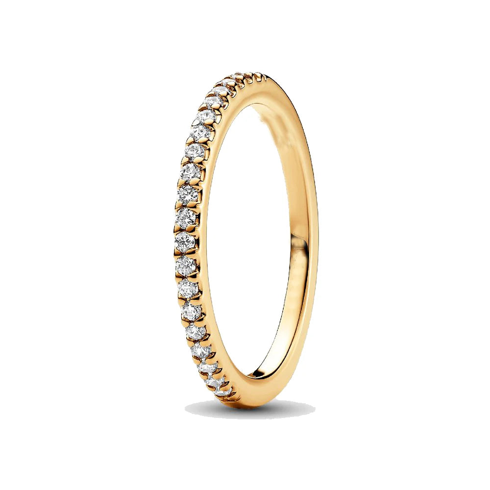 2025 925 Pure Silver Crown Sparkling Zircon Charm Ring for Women | Fashion Jewelry Anniversary Gift