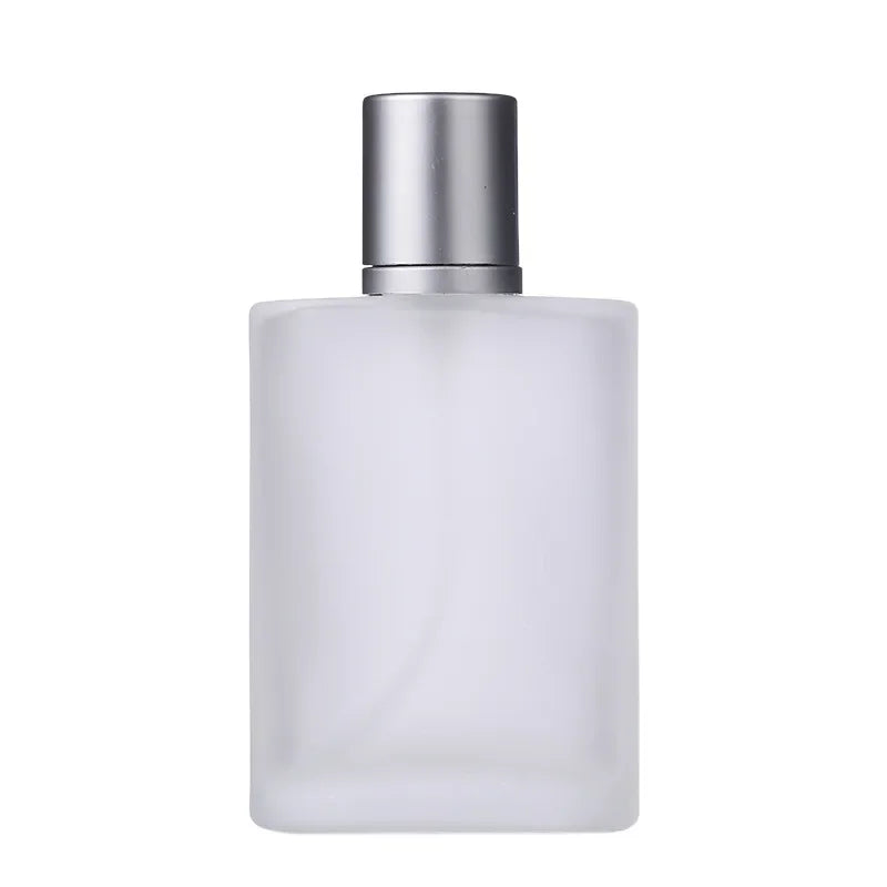 30/50/100ML Screw Top Sandblasted Glass Perfume Bottle – Empty Liquid Spray & Makeup Dispenser Bottles