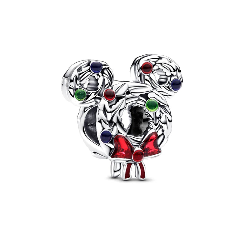 New Miniso 925 Sterling Silver Minnie Mickey Donald Duck Charm Beads | Fit Original Bracelet Necklace DIY Jewelry Gift for Women