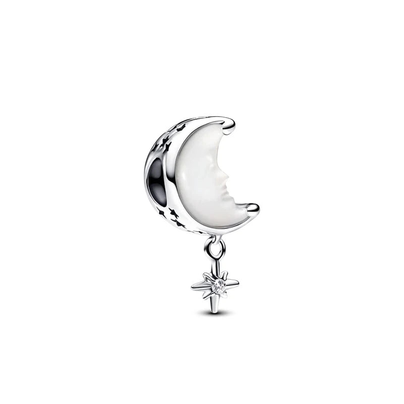 2025 Silver Plated Pendant Charm Bead | Fits Pandora Bracelet & Necklace Women’s DIY Jewelry Gift