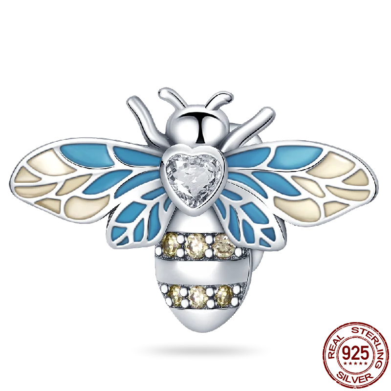 925 Sterling Silver Bee Series Charms | Fit Original Pandora Bracelet – DIY Women’s Jewelry Beads Hot Sale