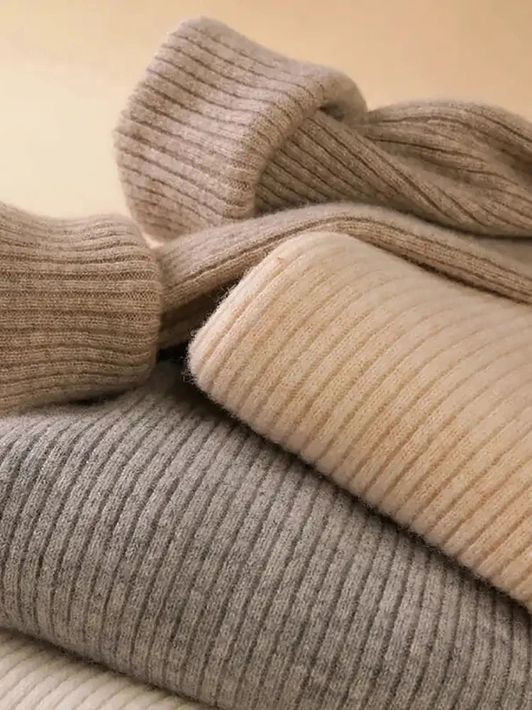 Heliar Women’s Fall Turtleneck Sweater – Soft Knitted Cashmere Pullover, Basic Warm Jumper for Autumn Winter 2024