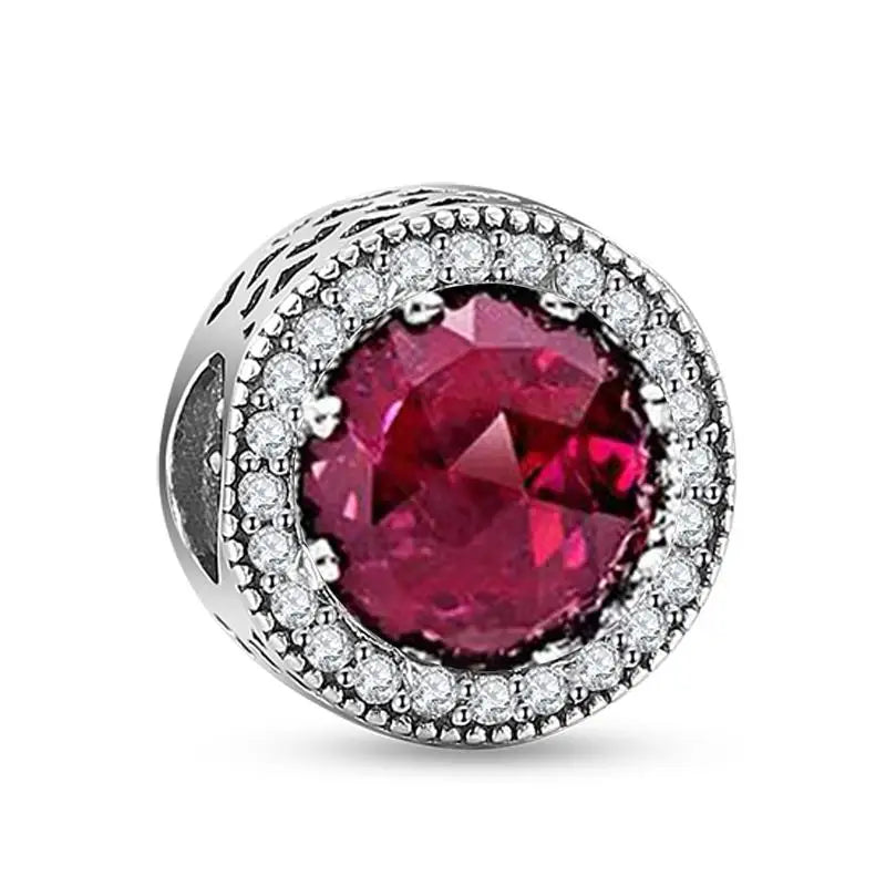 925 Sterling Silver Heart Pave Zircon Family Tree Charm | Fits Original Bracelet Women’s Luxury Jewelry Gift