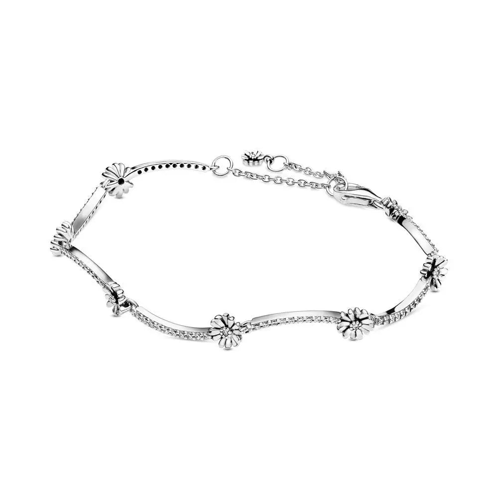 925 Sterling Silver Heart Star Infinity Charm Bracelet | Women’s Jewelry