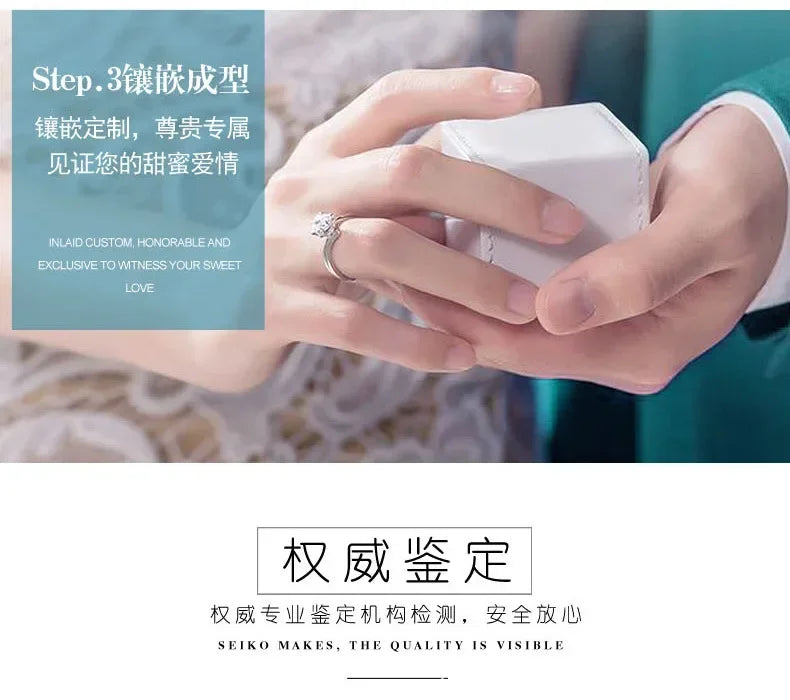 925 Sterling Silver Certified Moissanite Heart Snowflake Earrings | Six Claw Studs for Women | Elegant Piercing Jewelry Gift