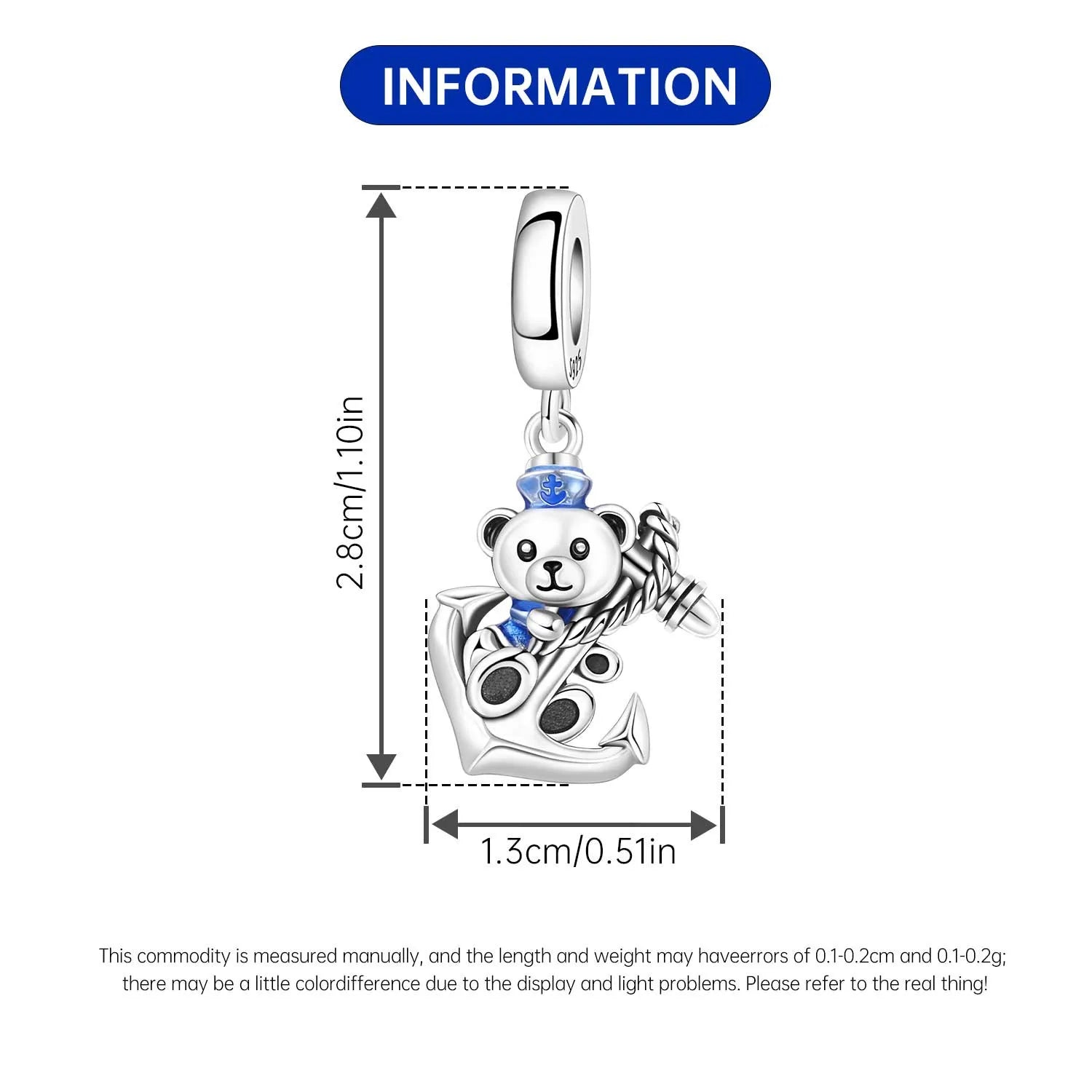 PANPOKI 925 Sterling Silver Cute Mouse Eating Cheese Charm Pendant | Original Bracelet DIY Jewelry Gift for Women