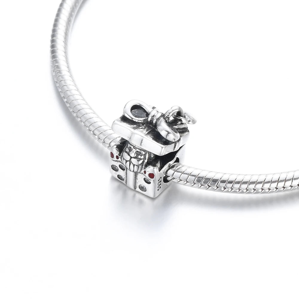 New 925 Sterling Silver Christmas Tree Snowflake Deer Sweater Charm | Fit Original Bracelet DIY Women Jewelry Gift