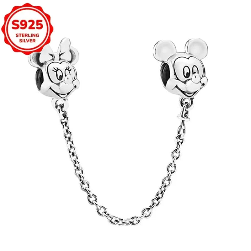 New Disney 925 Sterling Silver Cheshire Cat & Dumbo Charms – Original Bracelet Beads DIY Pendant Halloween Jewelry Gift