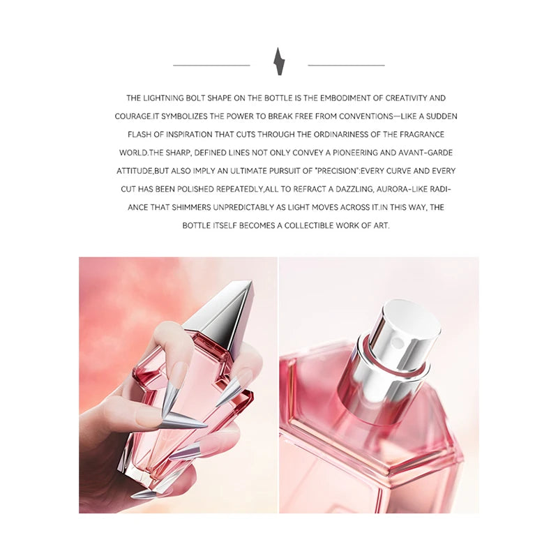 Angel Eau De Parfum 50ml – Refillable Star-Shaped Spray | Elegant Pheromone Perfume for Women | Fresh, Natural & Charming Fragrance