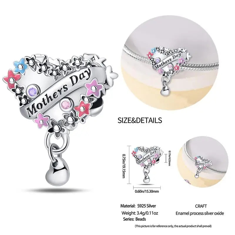 925 Sterling Silver Flying Bird & Butterfly Safety Chain Charm Beads for Original 3mm Bracelet – DIY Jewelry Gift