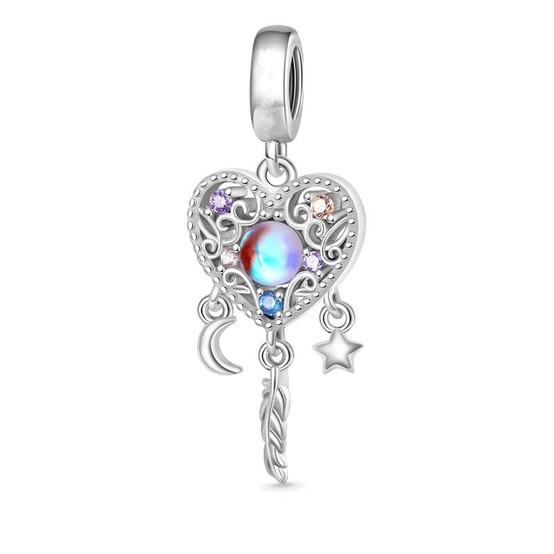 925 Silver 🎓☕ Coffee, Family & Travel Charm | Pandora Fit Bead DIY